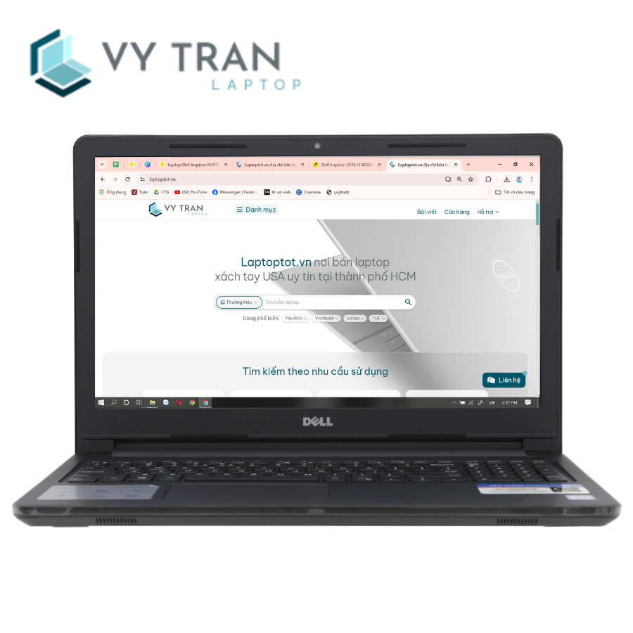 Laptop Dell Inspiron N3576/ i5 8250 8CPUS/ SSD128+500G/ Vga Radeon 520
